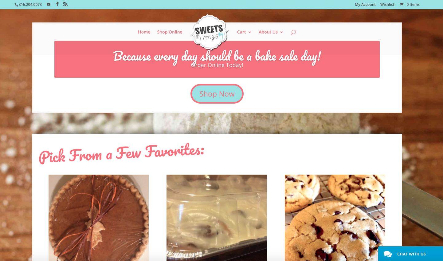 Our Clients 5 Sweets & Thing Online Bakery in Oswego KS