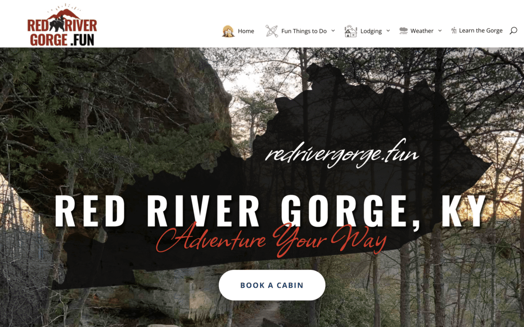 Red River Gorge, KY landscape with 